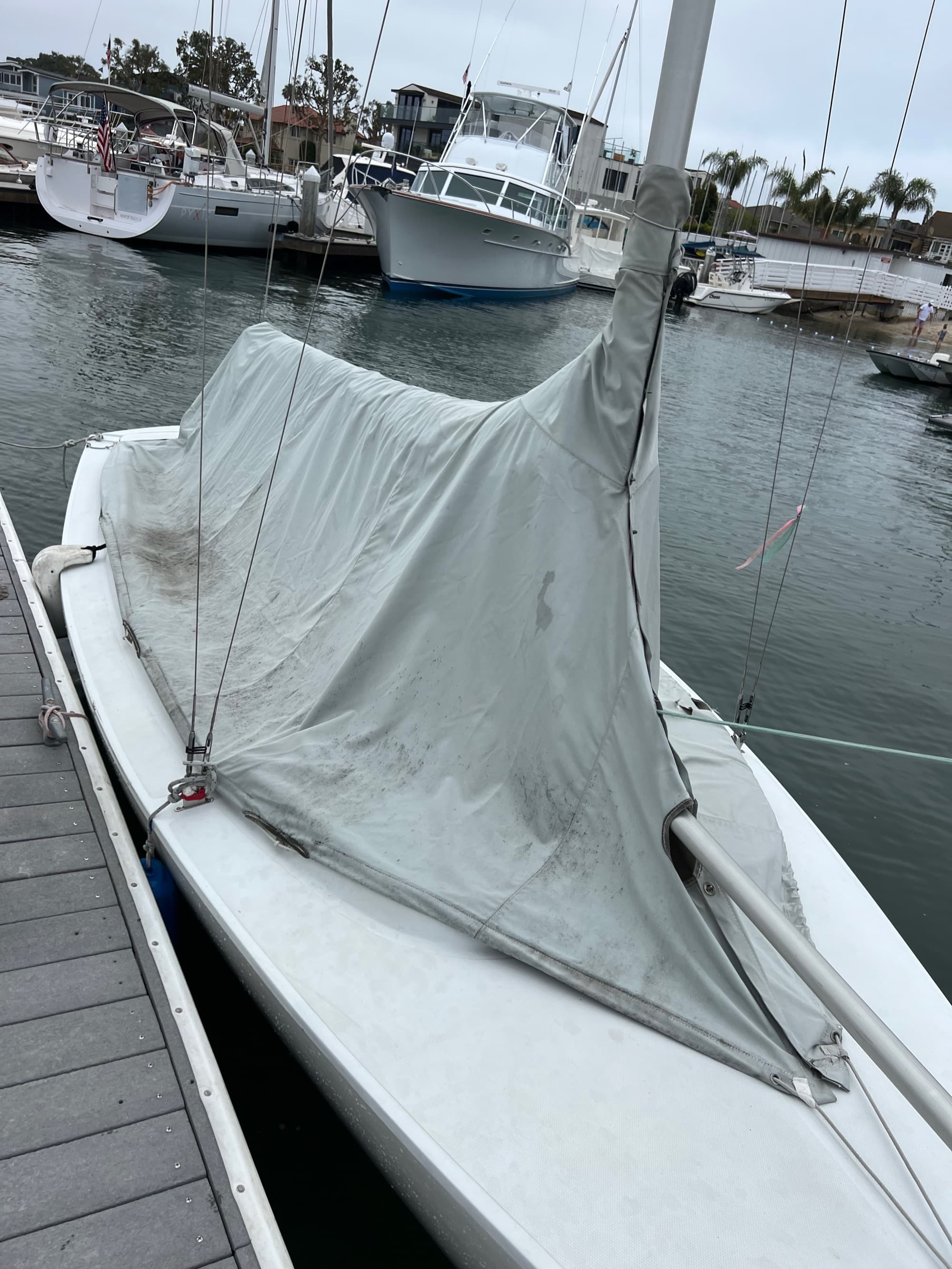 Blue-water sailing in the open Pacific