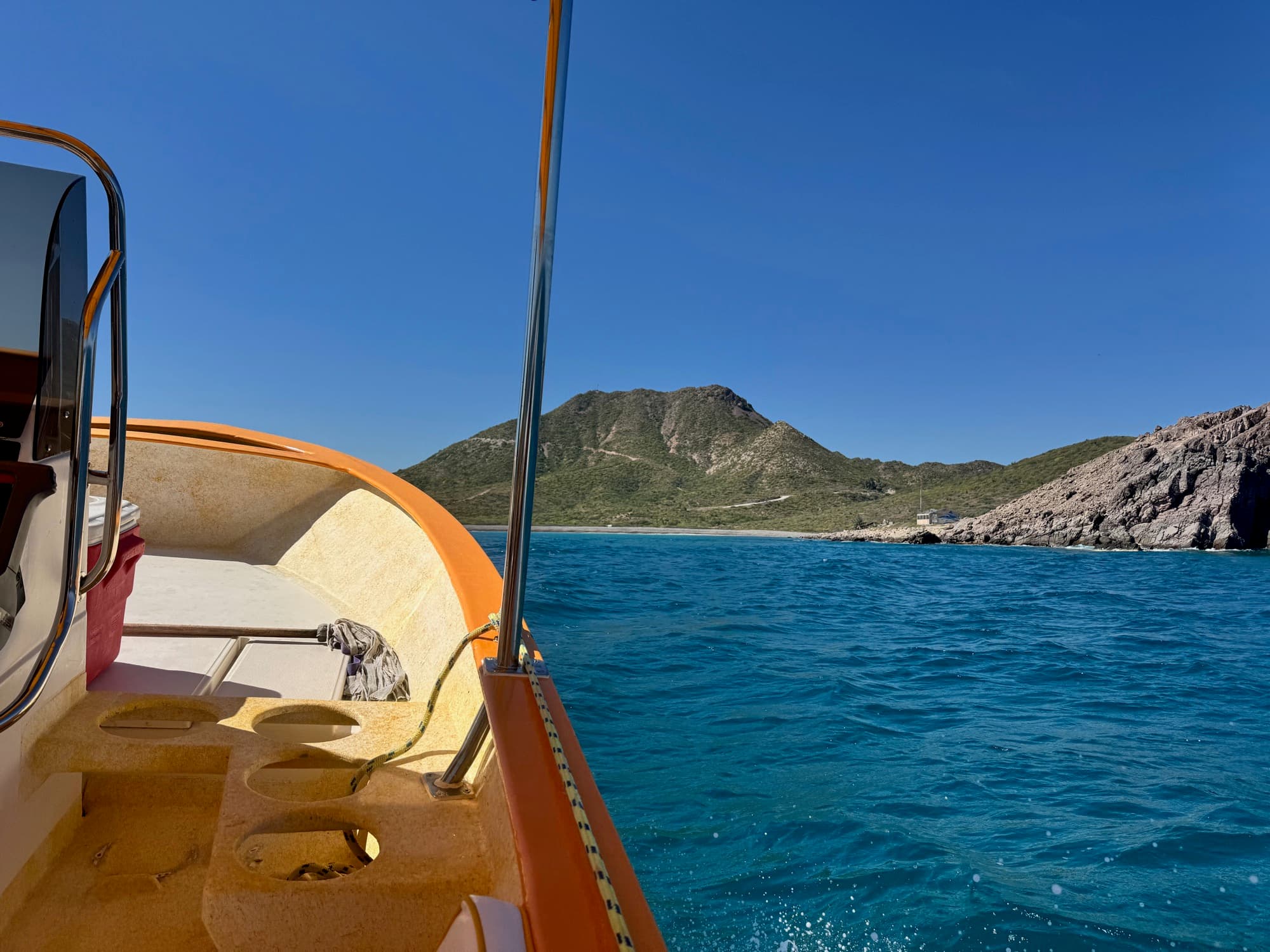 Volcanic peak shrouded in tropical clouds